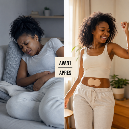 Patch Chauffant Anti-Crampes — Fini les règles qui te clouent au lit, soulagement en quelques minutes