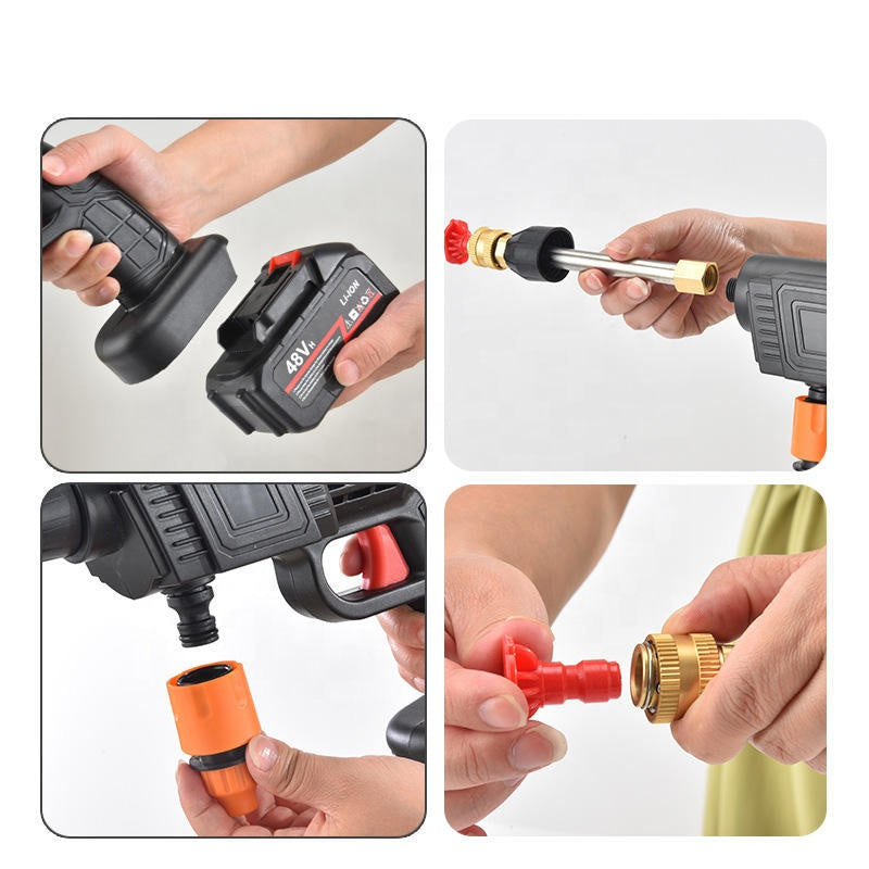 Pistolet Haute Pression Portable – Nettoyez Partout !
