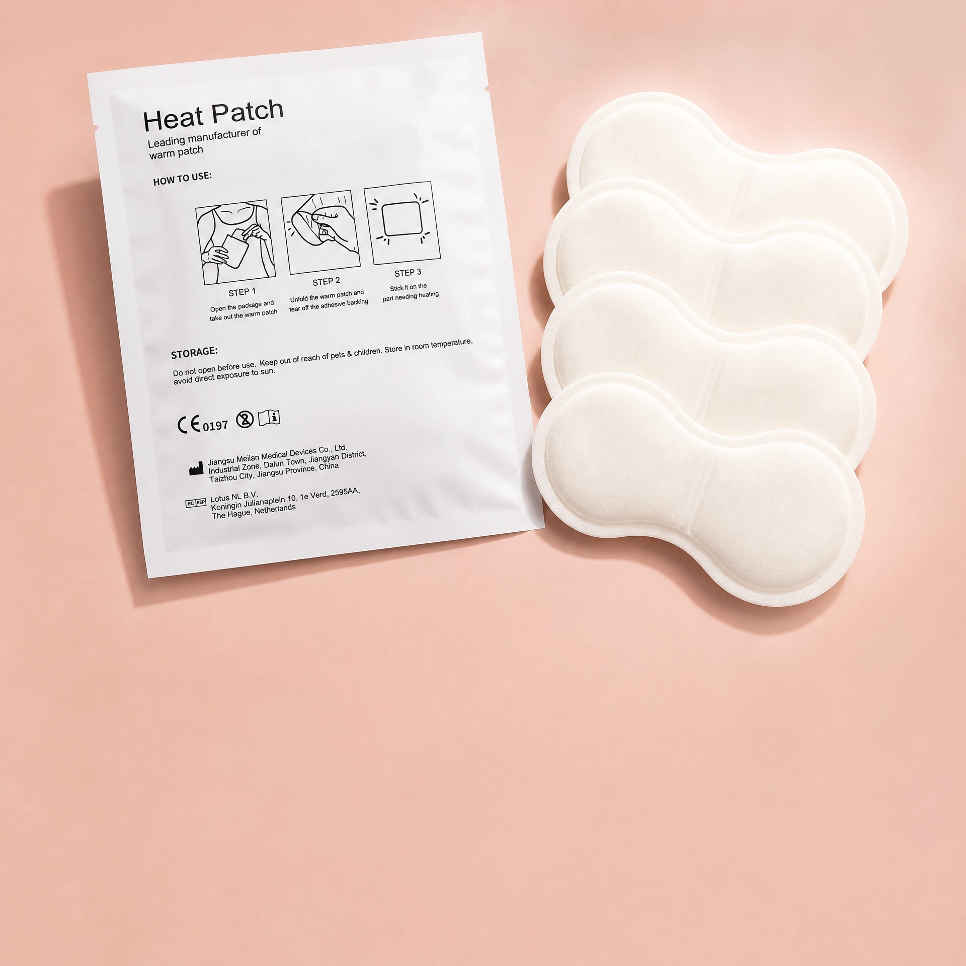 Patch Chauffant Anti-Crampes — Fini les règles qui te clouent au lit, soulagement en quelques minutes